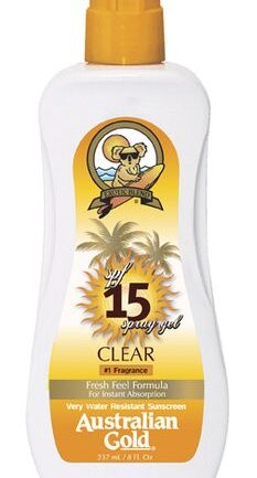 SPF15 SPRAY GEL CLEAR 237ml