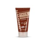 Face brown tanniing lotion with bronzers